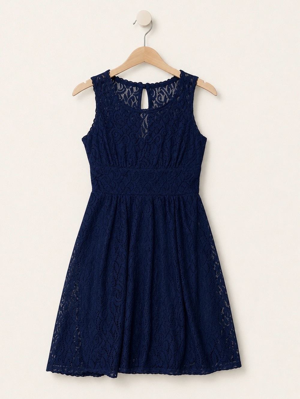 B Darlin Navy Lace Dress Size 1 / 2